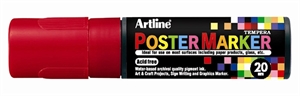 Artline Poster Marker 20 vermelho